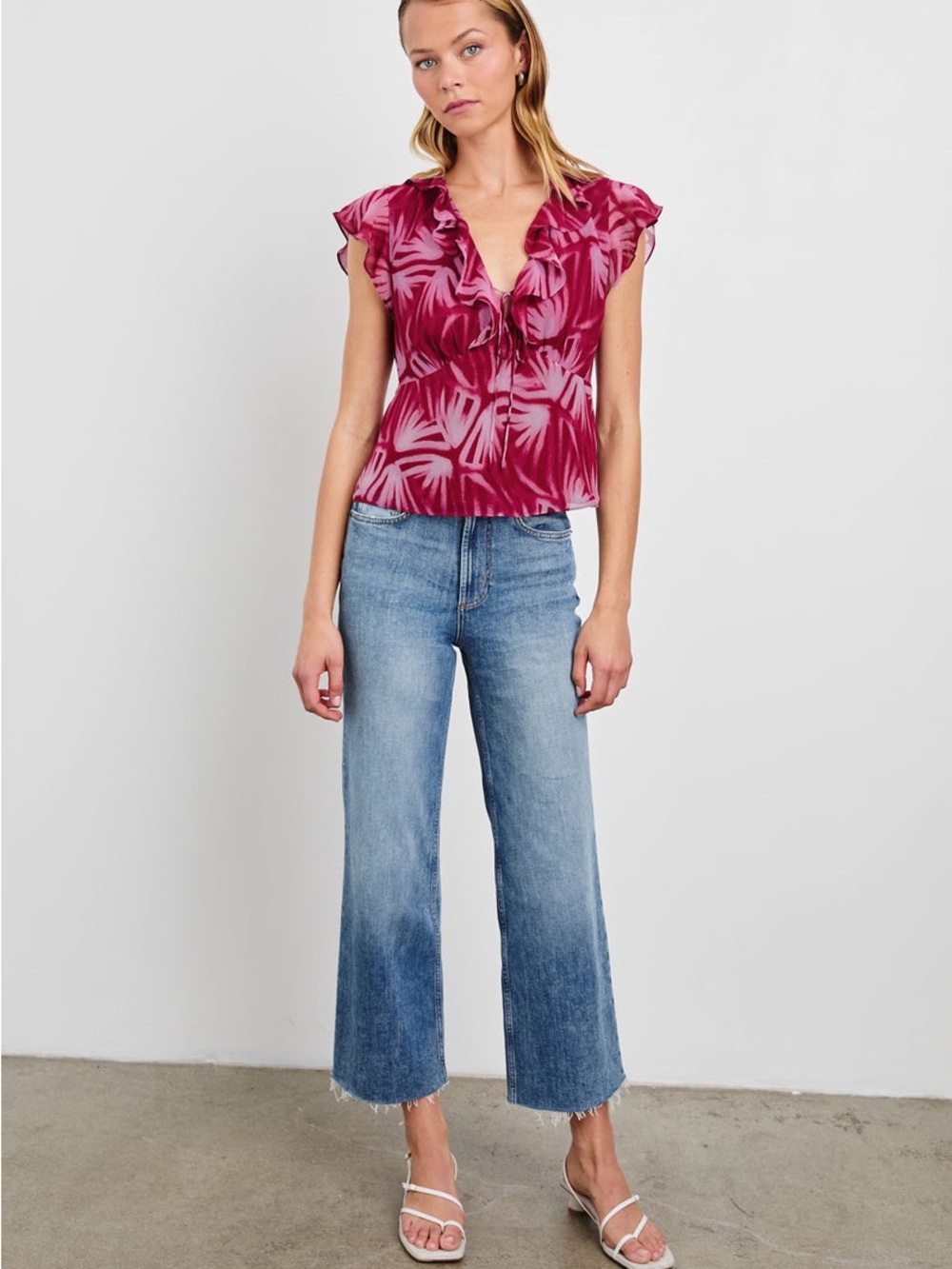 Rails Carmine Top Bahia Small Pink Like New